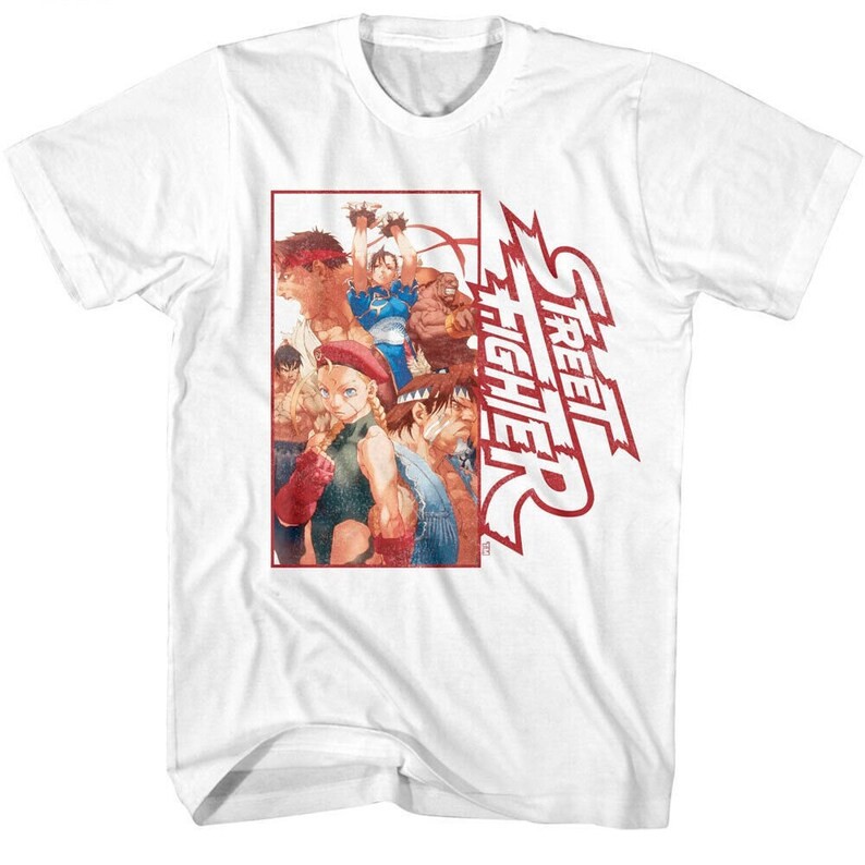 SUPER Street Fighter T-Shirt Best Characters Capcom