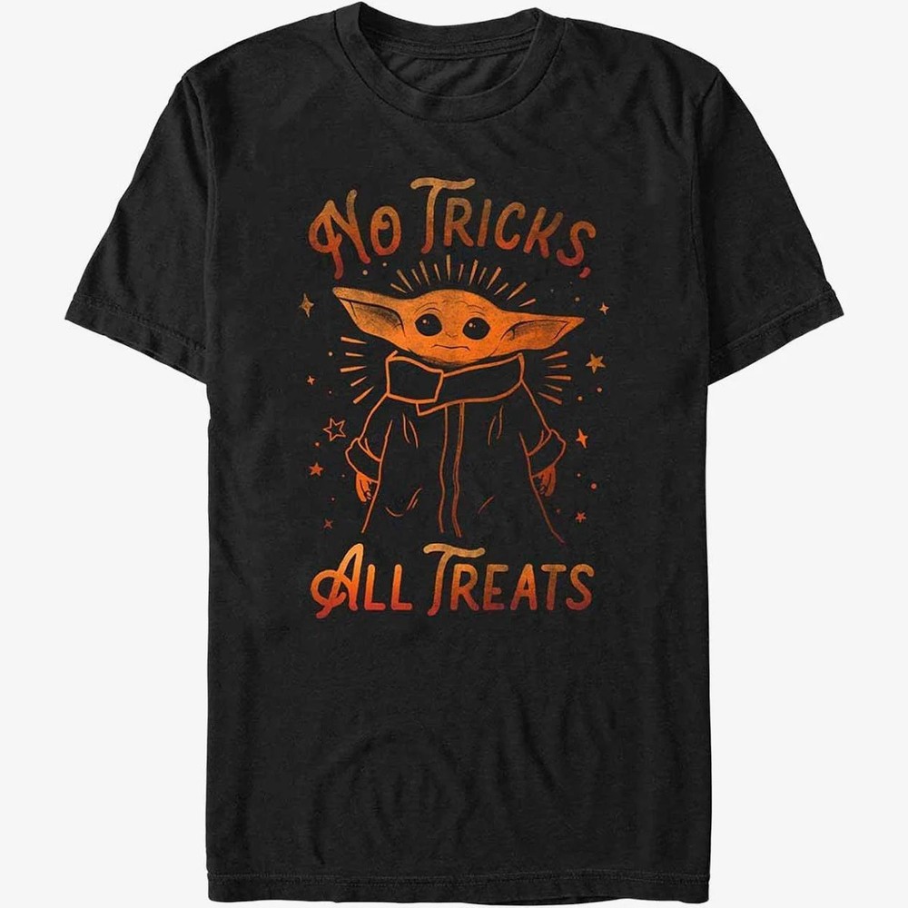 Star Wars The Mandalorian Halloween Grogu Graphic T-Shit New