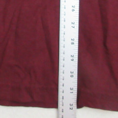 The Foundry Supply Co Raglan T-Shirt Men LT Maroon Blue Baseball Tee Cotton