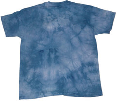 The MOUNTAIN Black COW Face BLUE Hand Dyed Graphic T-Shirt 100% Cotton 2XL (NWT)