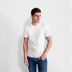 Men’s Heavy Weight 100% Cotton T-Shirts Crew Neck Plain Short Sleeve Pack of 3