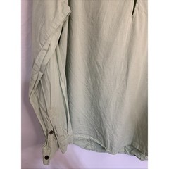 Coofandy Henley Shirt Mens XL Mint Green Button Long Sleeve Soft Pullover Button