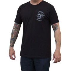 Fury Road by Adi Motorcycle Skull Men’s Black Tee Shirt Tattoo Art Streetwear