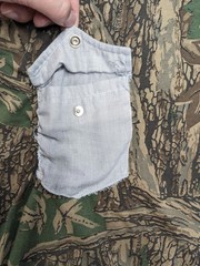 Vintage Ace Sportswear Trebark Camo Pocket T Shirt Large Camoflage Made in USA