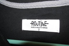 Routine Men’s Black Waffle Knit Thermal Crewneck Long Sleeve Shirt Size S