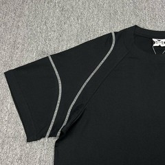 Mertra Raglan Sleeve Oversized T-Shirt with Seam Line Embroidered Logo