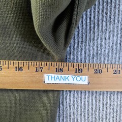 FRYDAY Club Shirt Mens XL Olive Drab Green Thermal Tab Accents Long Sleeve