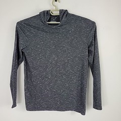 APT.9 Hooded Shirt Mens L Cotton/Poly Blend Performance Premier Flex Gray Heathr