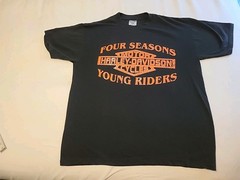 Harley Davidson Tee Shirt Men’s Size L Four Seasons Young Riders