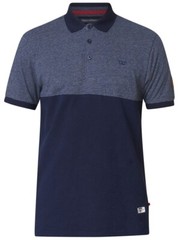D555 Men’s Duke Short Sleeve Jersey Jacquard Polo Shirt Big Tall Plus Size S-7XL