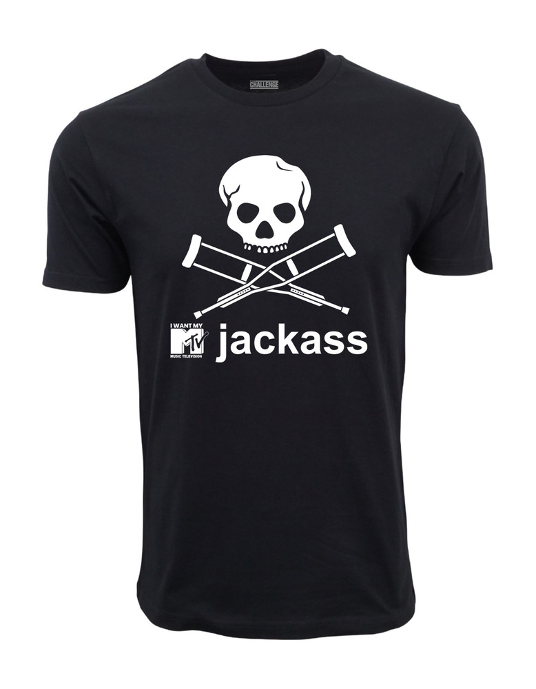 Jack*** MTV TV Show Johnny Knoxville Bam Margera CKY Graphic T shirt