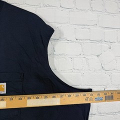 Carhartt Relaxed Fit Pocket Sleeveless T-Shirt Men’s 4XL Navy Blue Work Cotton