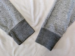 American Eagle Thermal Base Layer Men’s M Ivory Gray Logo Y2K NWOT Cotton Blend