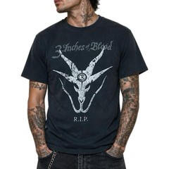 3 Inches Of Blood RIP The Final Shows Tshirt Mens Black Heavy Metal Band Tee – S