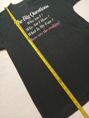 VTG Mens L Single Stitch Black T Shirt Funny Baking Comedy Shirt