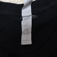 Disney Television Animation Mickey Mouse T Shirt L Black (see photo for flaw)