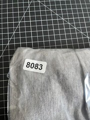 Y2K Left Coast Knit T-Shirt Adult Large Gray Striped Sleeve Cotton Knit USA Made
