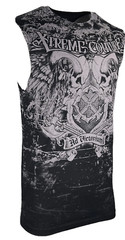 Xtreme Couture by Affliction Men’s Muscle Tee-Shirt Predato Tank Biker Skull