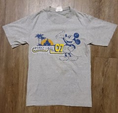 Walt Disney World T-Shirt Men’s Small Gray Cotton Springer Break 07 Short Sleeve