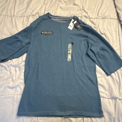 U.S. Polo Assn. Men’s Thermal Stretch Waffle Knit Crewneck T-Shirt Blue XXL New