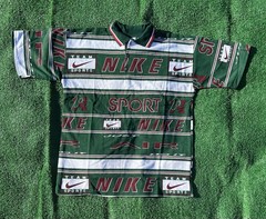VTG 90s Nike Team Sports AOP Polo Shirt XL Made USA Nike Air Rare