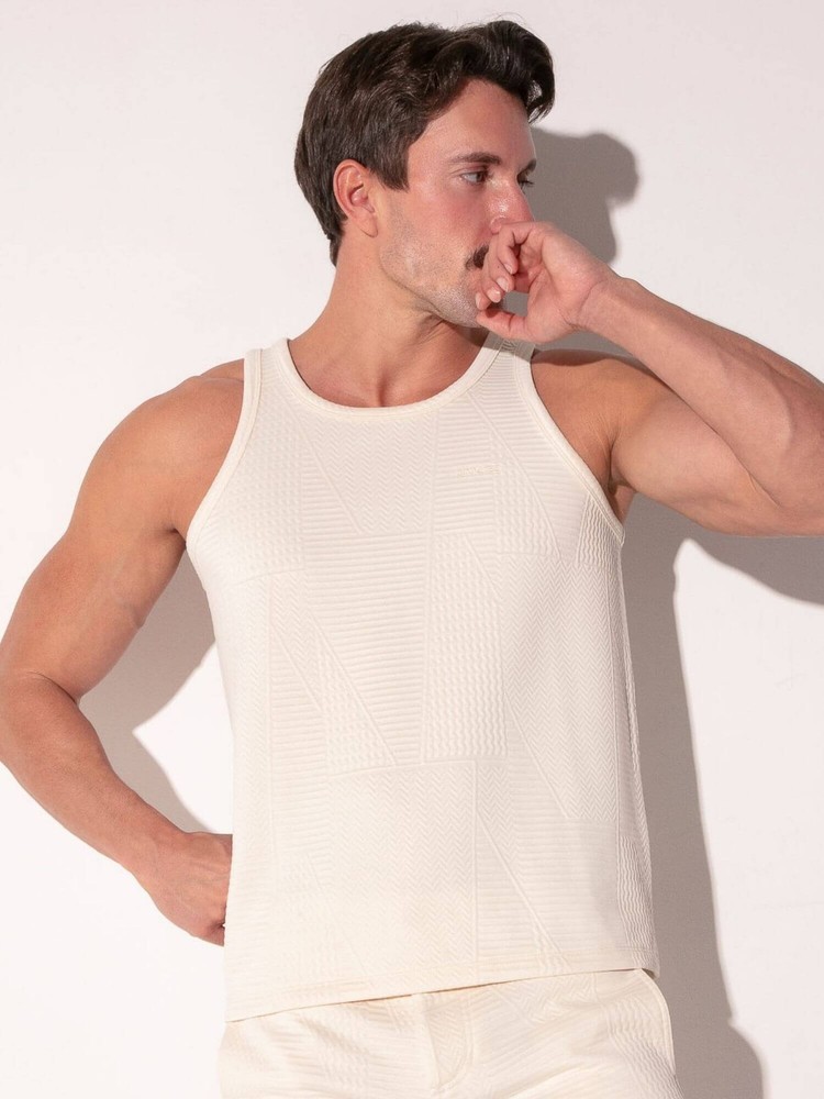 CODE 22 Medley Tank Top – Men’s Textured Smart Casual Vest