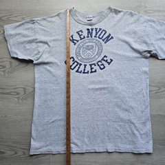 Vintage 80s College University Kenyon Ohio Crest Sport Graphic T Shirt USA XXL