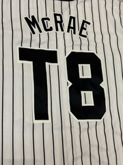 NEW Baseball Jersey Tate Mcrae T8 Short Sleeve Sewn Size Adult Large White