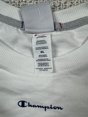 Champion Heritage Stripe T-Shirt White Pink Navy Crew Neck XL NWT 0081