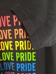 Busboys And Poets Pride Washington DC Large Mens Black Double-sided Logo Tshirt