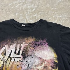 A Skylit Drive Men’s Black Skull Band T-Shirt Size M Grunge Emo Y2K