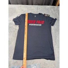 NWT 1st phorm Navy 30 for the kids tee dues paid men’s Graphic Tee medium