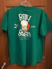 C I Port and Company Green Short Sleeve 2nd Annual Billy Bash Tee Shirt Size L