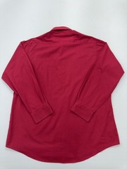 Pierre Cardin Men Red Tailored Poplin Button-Up Shirt 17 38/45 No. 1 Condition