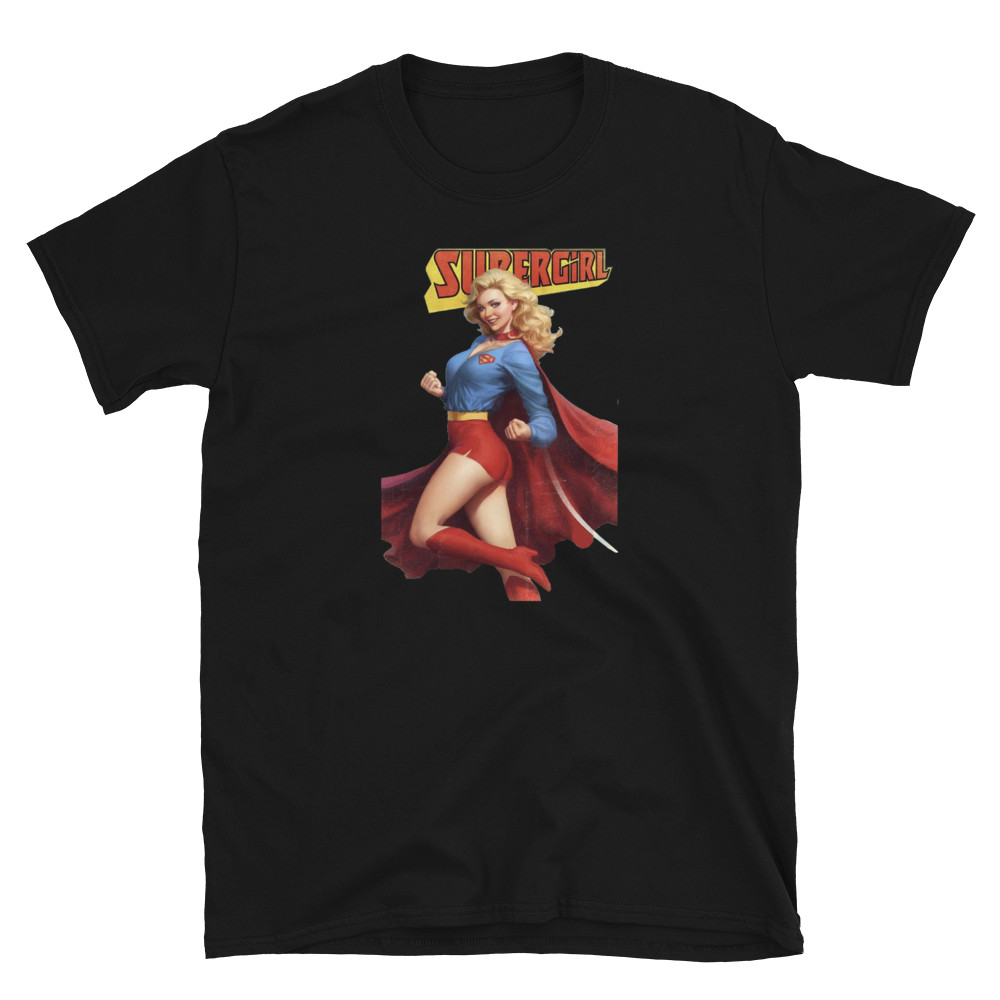SuperGirl, DC Comics, Justice League, Movie, Graphic, Printed T-Shirt
