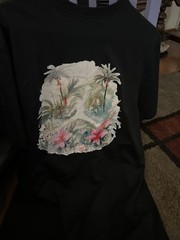 Air Jordan Graphic T-Shirt XL NWT Island Scene Jumpman Summer Beach Tee