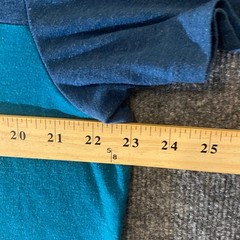 APT.9 T-Shirt Mens XL Teal Navy Color Block Short Sleeve Crew Neck Premier Flex