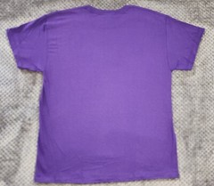 Gildan Adult Purple Pre-Shrunk Heavy Cotton Crew Neck T-Shirt Size 2XL