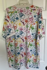 Skulls & Pistols Men’s Shirt Bohemian T-shirt 2XL Kandi Premium Brand Roses