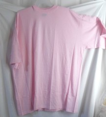 PINK EXTRA LONG T-SHIRT SHORT SLEEVE 33″ UNISEX SLEEP SHIRT NIGHTGOWN 5X 6X