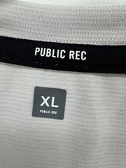 Public Rec Short Sleeve Performance Shirt Mens Size XL White Base Layer
