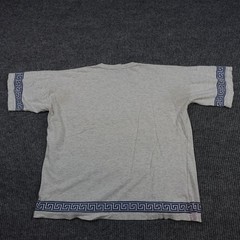 Vintage Greece Shirt Mens Large Gray Greek Key Hellas Souvenir Travel Graphic