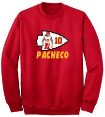 Isiah Pacheco Chiefs Logo CREW HOODED SWEATSHIRT