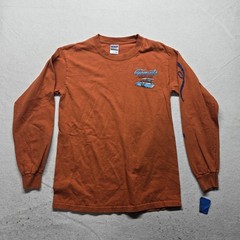 Coconuts Ocean City, MD Tee T-Shirt Orange Long Sleeve Adult Size S Small