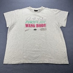 Alexander Wang x Adidas Men’s XL Boxy Oversized Graphic Tee Grey Pro Flex