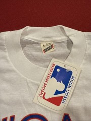 VTG 1989 Logo 7 Chicago Cubs Eastern Div Champs Single Stitch Tee L USA/with Tag