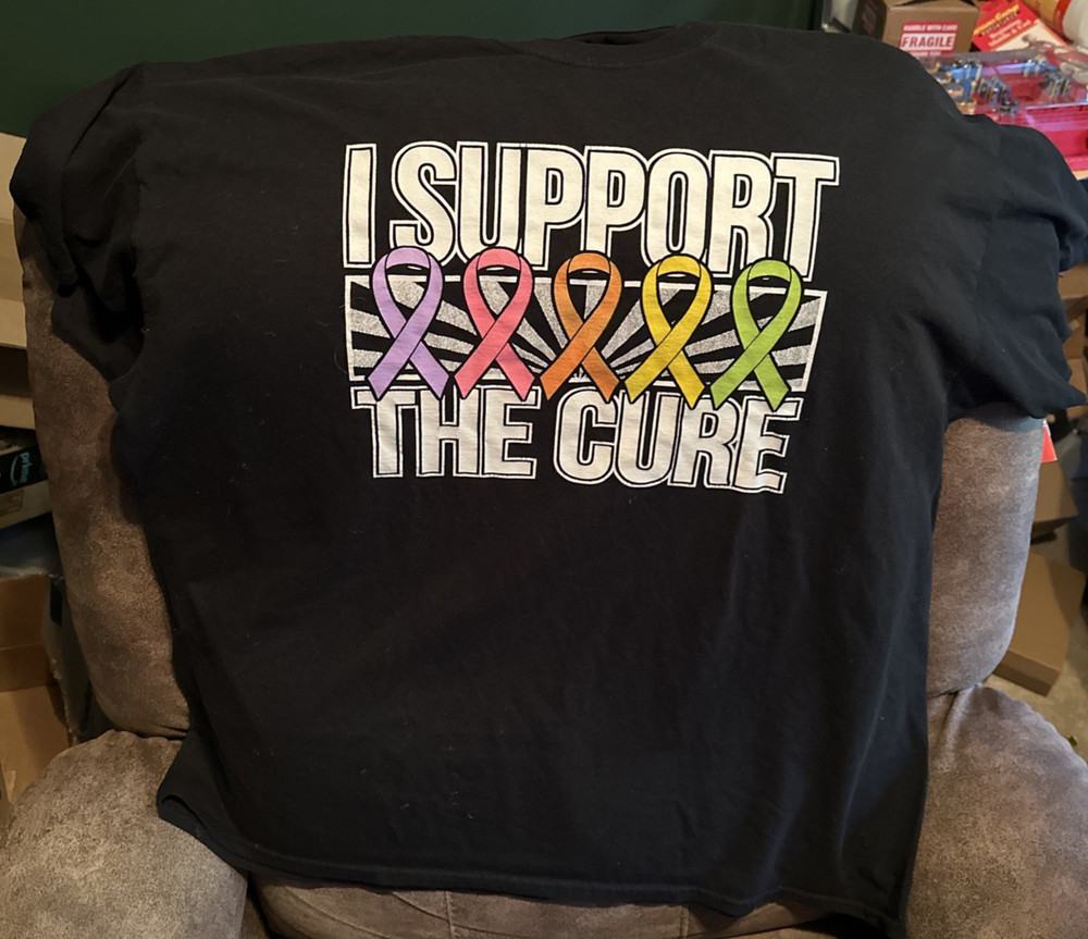 Ball State Bowling Sponsored Support the Cure Event Promo Charity Shirt 3xl