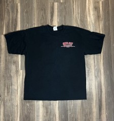 Y2K Angel City Four Seasons Motorcycle Rally Biker T-shirt Men’s Size XL Black