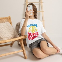 Kindergarten Super Squad Superhero Teacher T-Shirt