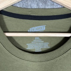 Duluth Trading 40 Grit T-Shirt Men’s XXL Short Sleeve Cotton Green Pocket New